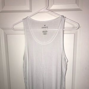 white tank top